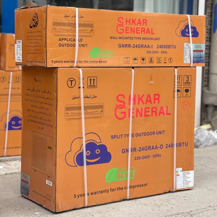 کولر گازی جنرال 24000 طرح لبخند GNR-24GW AA ا DN