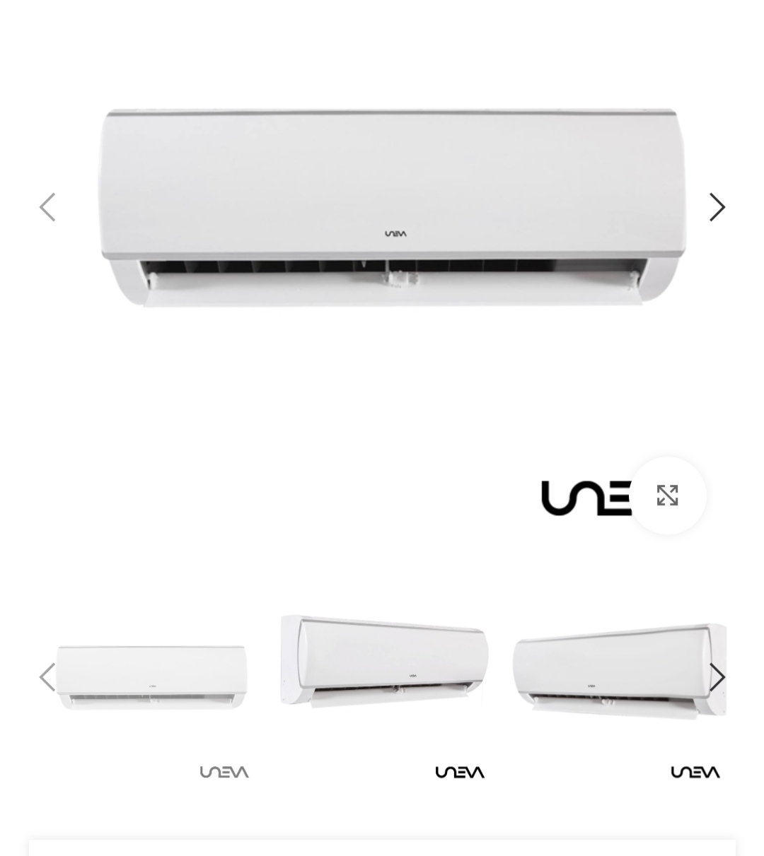 کولر گازی یونیوا 24۰۰۰ لوکس (T1)، گاز R410a مدل UN-MS24 LUX