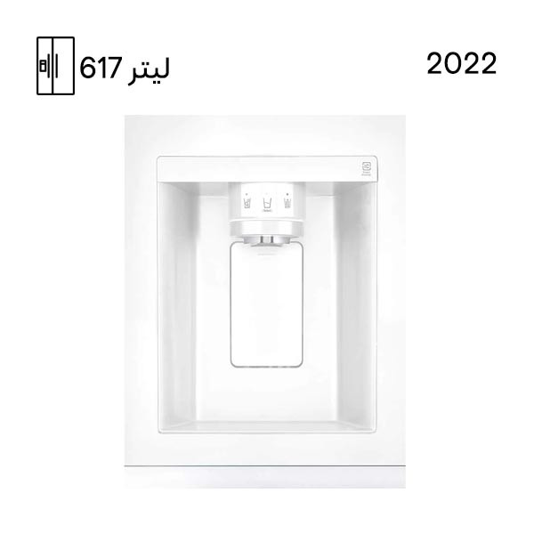 یخچال فریزر ساید بای ساید مدل j267 رنگ سفید