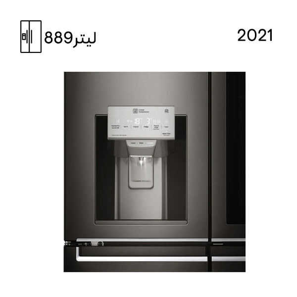 یخچال فریزر ساید بای ساید X39 رنگ دودی مدل GR-X39FMKHL