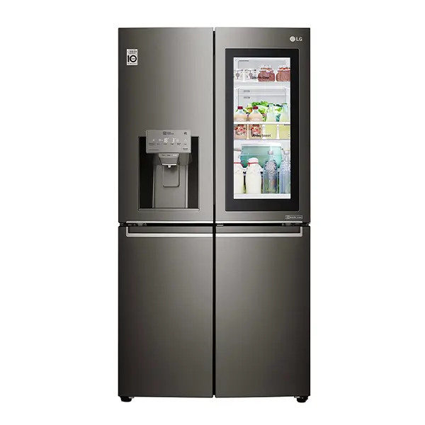 یخچال فریزر ساید بای ساید X39 رنگ دودی مدل GR-X39FMKHL