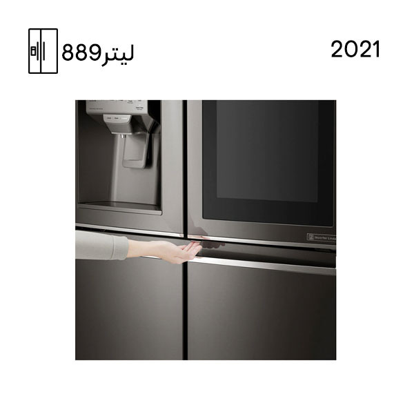 یخچال فریزر ساید بای ساید X39 رنگ دودی مدل GR-X39FMKHL