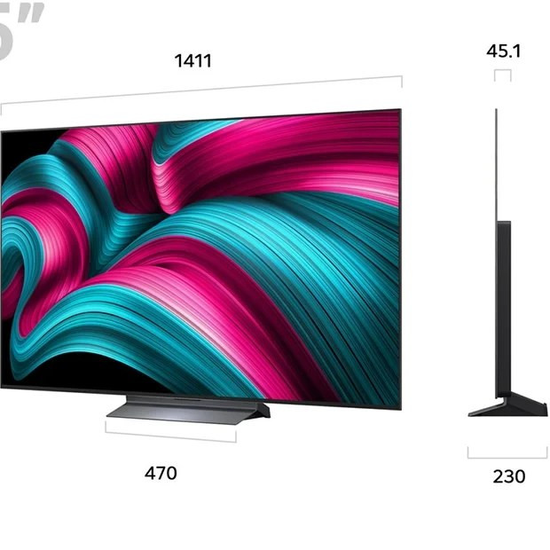 تلویزیون مدل C5 سایز ۵۵اینچ OLED Ultra HD 4K