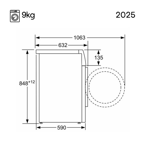 لباسشویی بوش ترک جدید WGK244ZXME