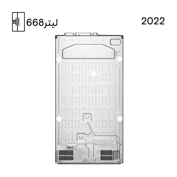 یخچال ساید بای ساید مدل X287 ظرفیت ۳۰ فوت رنگ دودی