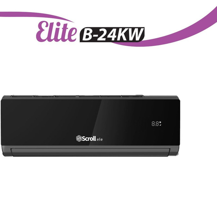کولر گازی اسکرول 24 هزار مدل Elite B-24KW – پنل مشکی