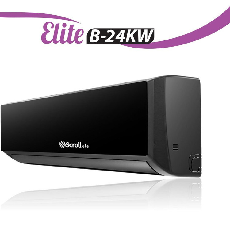 کولر گازی اسکرول 24 هزار مدل Elite B-24KW – پنل مشکی