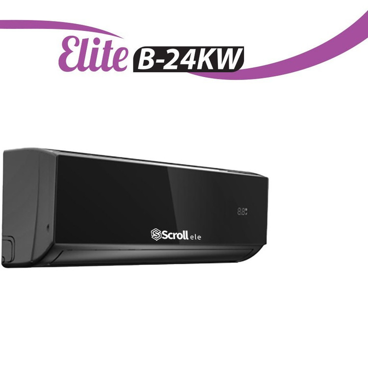 کولر گازی اسکرول 24 هزار مدل Elite B-24KW – پنل مشکی