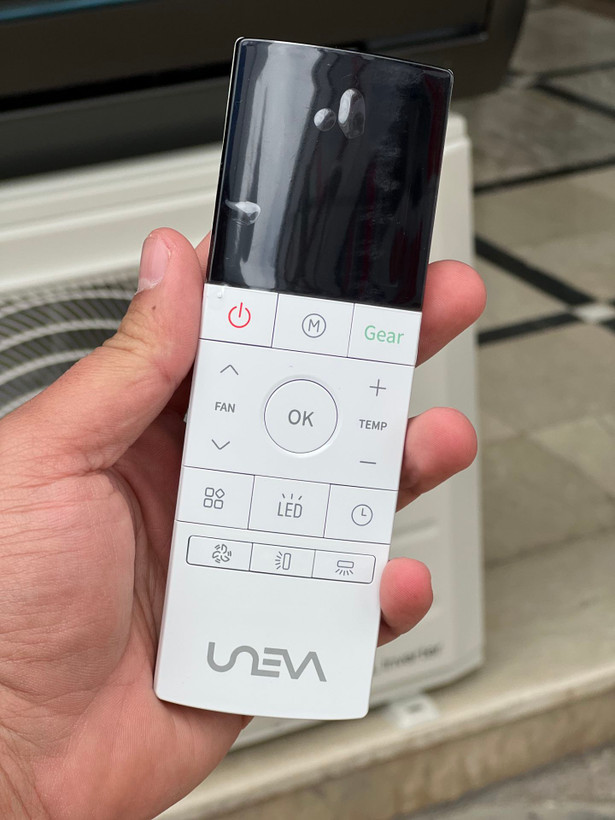 کولر گازی یونیوا 18000 پنل مشکی اینورتر تروپیکال T3 سرد و گرم مدل UN-MS18VB VEVO-5 T3