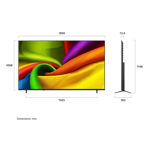 تلویزیون ۵۵اینچ ال جی مدل55NU840B LG